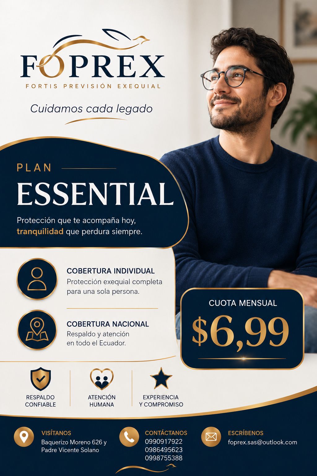Plan Essential de FOPREX - Cobertura individual desde $6,99 mensuales